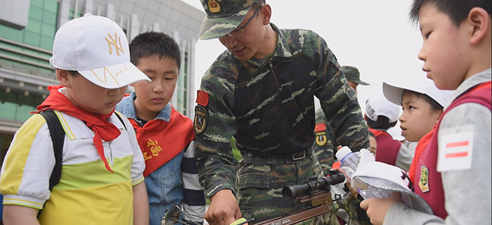 有意义！小学生在军营度过国家安全教育日