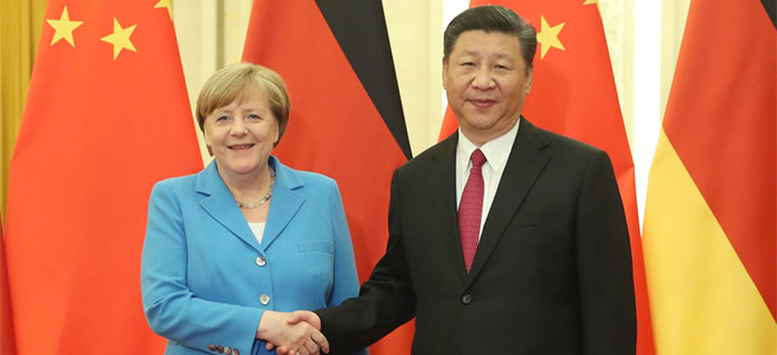 习近平与德国总理举行会晤