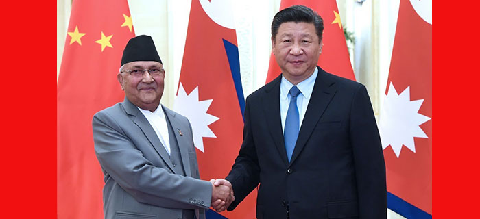 习近平会见尼泊尔总理