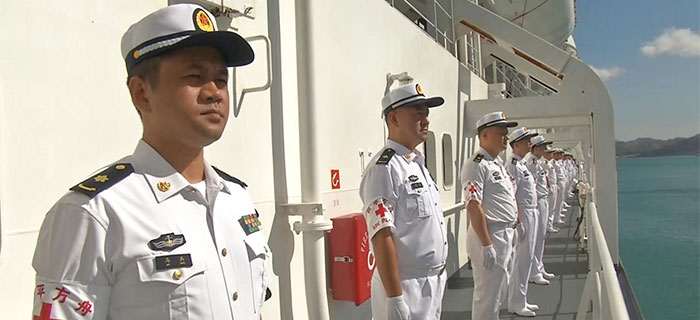 时隔4年，海军和平方舟医院船再访巴布亚新几内亚