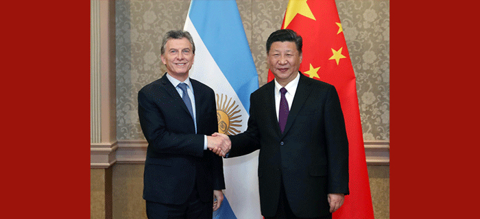 习近平会见阿根廷总统马克里