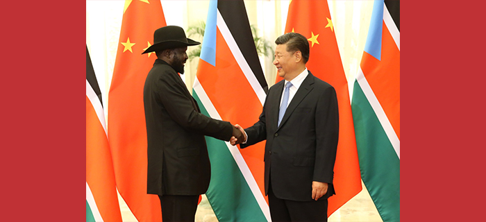 习近平会见南苏丹总统