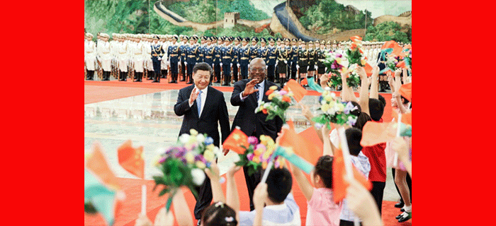 习近平举行仪式欢迎布基纳法索总统访华