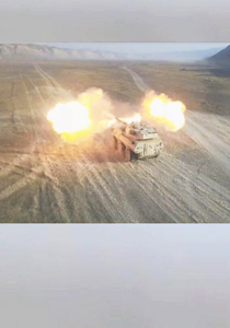 “战神出征”，新型轮式突击炮火力全开！