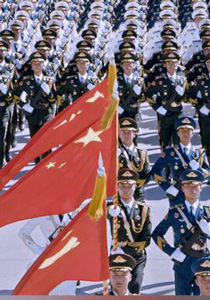 中央军委给中国人民解放军仪仗大队记一等功！
