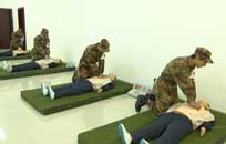 “红十字方队”集结 军医吹响训练“冲锋号”