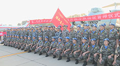 中国第2批赴苏丹达尔富尔维和直升机分队出征