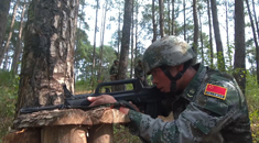 丛林射击枪声连连 这是“携手-2019”中印陆军反恐联合训练！