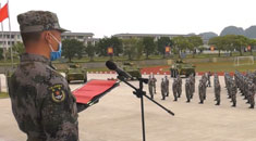 “金龙-2020”中柬联合训练中方参训部队出征