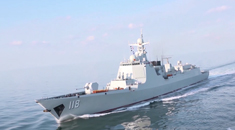 启航！导弹驱逐舰乌鲁木齐舰首次执行护航任务