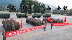 “战车”列阵——汽车兵在战位向祖国献礼