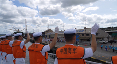 中国海军戚继光舰结束对斐济访问启程回国