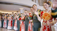浪漫定格！武警第二机动总队某支队举办集体婚礼