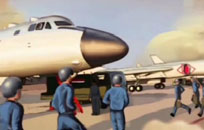 轰-6K机械师用漫画展现“战神”风采