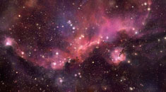 欧洲南方天文台拍到一只粉色“海鸥”遨游银河