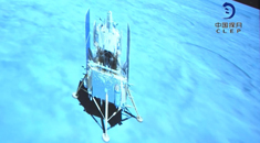 独家视频丨嫦娥五号探测器成功在月球正面预选着陆区着陆