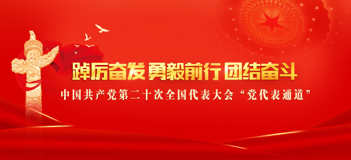 直播回放：中国共产党第二十次全国代表大会“党代表通道”
